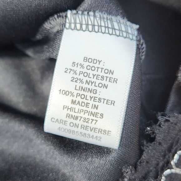 🔹️Elle Black & White Floral Lace Print Sleeveless Top Large - Picture 10 of 11